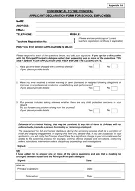 Advice and assistance applications: the applicant’s declaration.